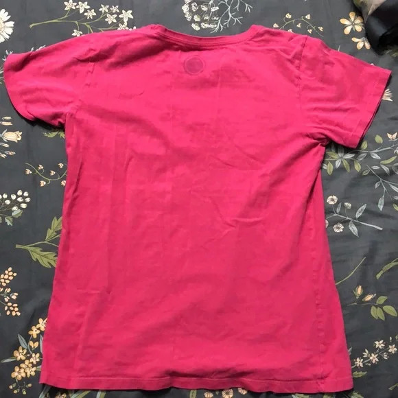 Bundle of Two “Life is Good” Graphic Tee Shirts in Pink and Orange Size Small - Picture 3 of 9